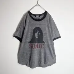 【希少XLサイズ】ヒステリックグラマー★総柄 ガール ロゴ リンガー tシャツ 2025年最新】ヒステリックグラマー リンガーtの人気アイテム