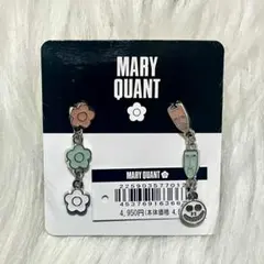 【新品未使用】MARY QUANT 花と顔のチャームピアス