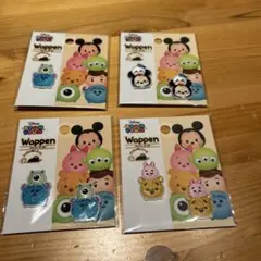 ディズニー ツムツム ワッペン 4個セット