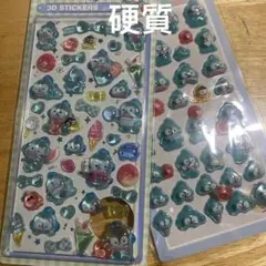 ち*♡様 少量新作3D シール ぷくぷくキャラクターシール 最安値スタート 硬質