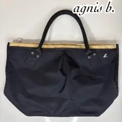 アニエスベーボヤージュ　トートバッグ　ナイロン　ブラック　美品