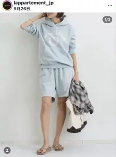 L'Appartement【レミ レリーフ】 SWEAT SHORT PANTS - メルカリ