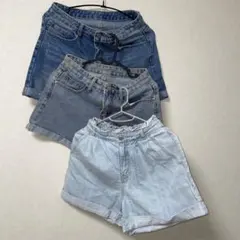 デニムショートパンツ 3枚セット　 Mサイズ