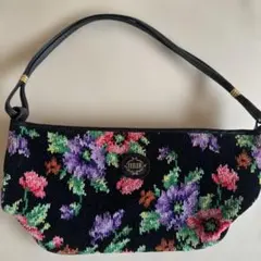 FEILER フラワー柄 ハンドバッグ