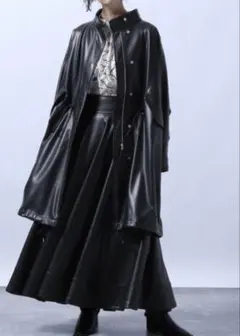 【HARE】フェイクレザーモッズコート