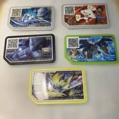 寶可夢機台卡片組 5張