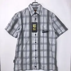 訳あり新品 FREAKY オールド 00s ヒップホップ古着 半袖チェックシャツ