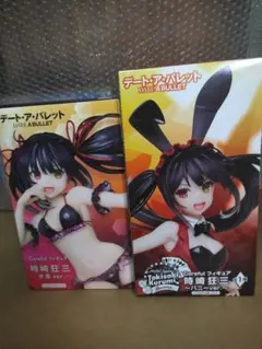 デート・ア・バレット　時崎狂三　水着　バニー　フィギュア　2個セット