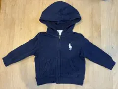 ラルフローレン ビックポニー刺繍　ネイビー　パーカー