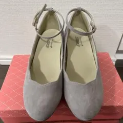 スエードパンプス　23.5cm