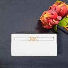 特割　新品　 マイケル・コース 長財布 　ペブルドレザー ウォレット ラージ