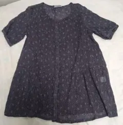 【しまむら】ネイビー 半袖チュニック