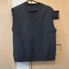 無印良品　ニットベストS