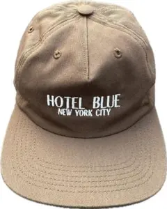 【美品】HOTEL BLUE ホテルブルー スケーターキャップ CAP ブラウン