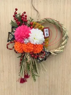 NO.403しめ縄 しめ縄リース お正月飾り　　しめ飾り 2026