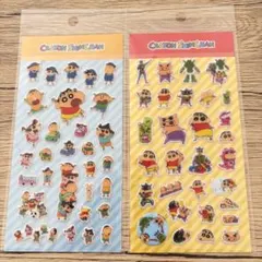 【正規品】クレヨンしんちゃん　ぷくぷくシール　2枚セット