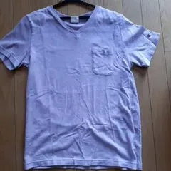 Champion ラベンダー Vネック Tシャツ M