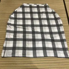 美品　Copper Pearl 授乳ケープ グレー・ホワイトチェック