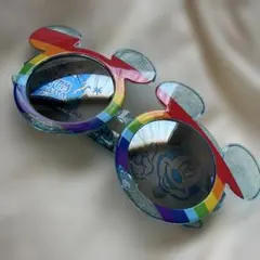 ディズニー　ミッキー レインボーサングラス