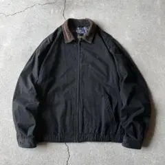 90s Polo Ralph Lauren スイングトップ 襟コーズ ブラック