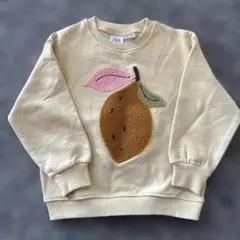 ZARA kidsフルーツ刺繍 トレーナー 98cm