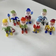 加藤工芸 陶器 置物 ディズニー 白雪姫と7人の小人 5体まとめ MH246