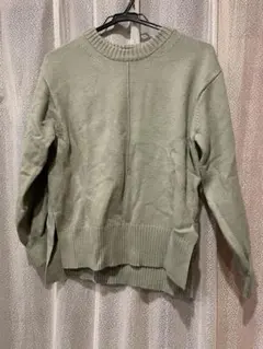 【レディース】グリーン ニット セーター Sサイズ