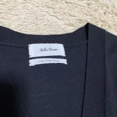 【新品未使用】ミラオーウェン　定番カーディガン　0サイズ　レディース　ブラック黒