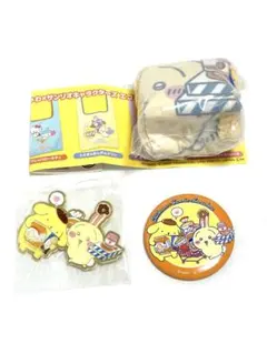 新品　サンリオ　ちいかわ　ピンズ　缶バッジ　エコバッグ　ガチャ