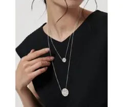 【完売商品】BEAUTY&YOUTH⭐︎タタキサークル ネックレス 2WAYのサムネイル