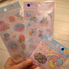 m*☆様 リトルツインスターズ キラぷくシール おはじきシール