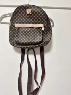 チェック柄リュック(24時間以内発送)