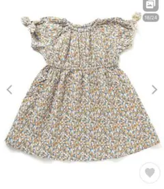 アプレレクール　半袖ワンピース　130 女の子　花柄　ロング丈　綿100%