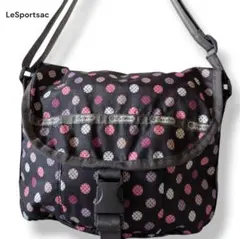 LeSportsac　レスポートサック　ショルダーバッグ　ナイロン　ドット柄