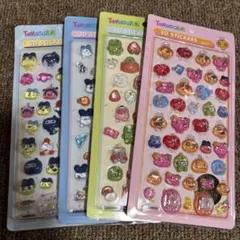 たまごっち 4枚セットボンボンドロップシール 3Dシール