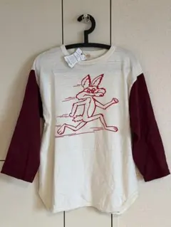 ウエアハウスLot4800B.B.T COYOTE7分袖ベースボールTシャツ Lのサムネイル
