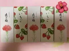 虎屋☆とらや☆虎屋羊羹☆いちご羊羹&カーネーションパッケージ夜の梅☆5本☆のサムネイル
