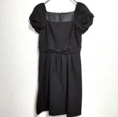 【ef-de】ドレス(7号)半袖ワンピース フォーマル ひざ丈