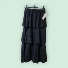 未使用タグ付き■ INCEDE ■フリル切り替えスカート Ｍサイズ