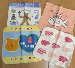 匿名配送　タオルセット　4枚セット　プーさん　めでたい　ハニーフィールド