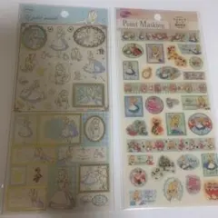 アリス・イン・ワンダーランド シール 2シートセット