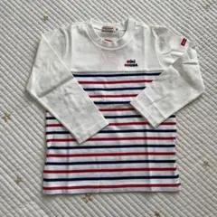 ミキハウス ボーダー柄ロンティー