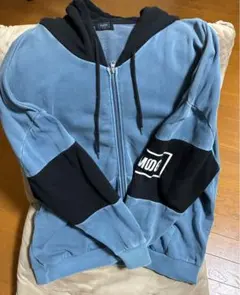 BMSGツートンジップパーカー BLUE BASIC