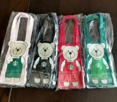 新品 即発 Starbucks ベアリスタ トートバッグ 4色セットのサムネイル