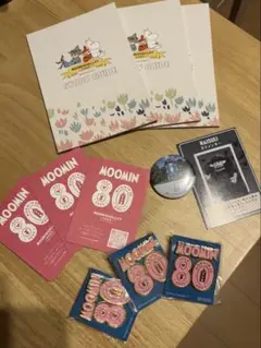 【3個セット】ムーミンバレーパーク　80周年記念ピンバッジ　8月9日　限定品