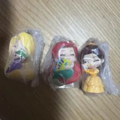 ラプンツェル アリエル ベル カプセルトイ 3体セット