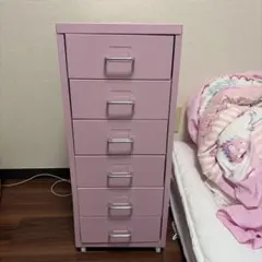 廃盤IKEA ヘルメル ピンク 6段 キャビネット ワゴン 収納 - メルカリ