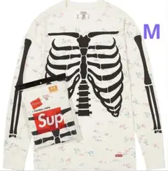 Supreme Hanes スケルトン柄 ワッフル長袖Tシャツ XL 花柄 - メルカリ