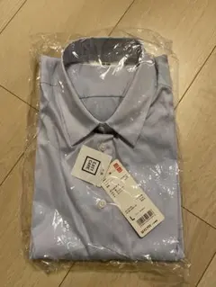 新品未開封 ユニクロ スーピマコットンストレッチシャツ L 長袖 UNIQLO