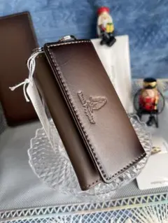⭐︎ ハッシュパピー　◆ 17 ◆キーケース　新品　豚革＆牛革　　グラデブラウンのサムネイル
